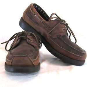 Timberland Brown Men's Leather Boat Shoes Size 8.5